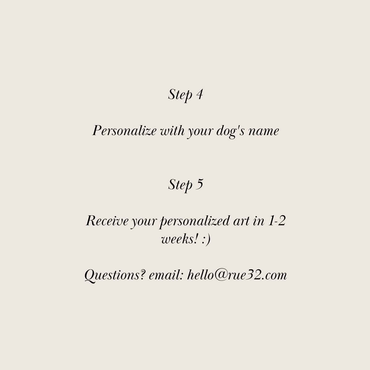 Semi-Custom Dog Portrait