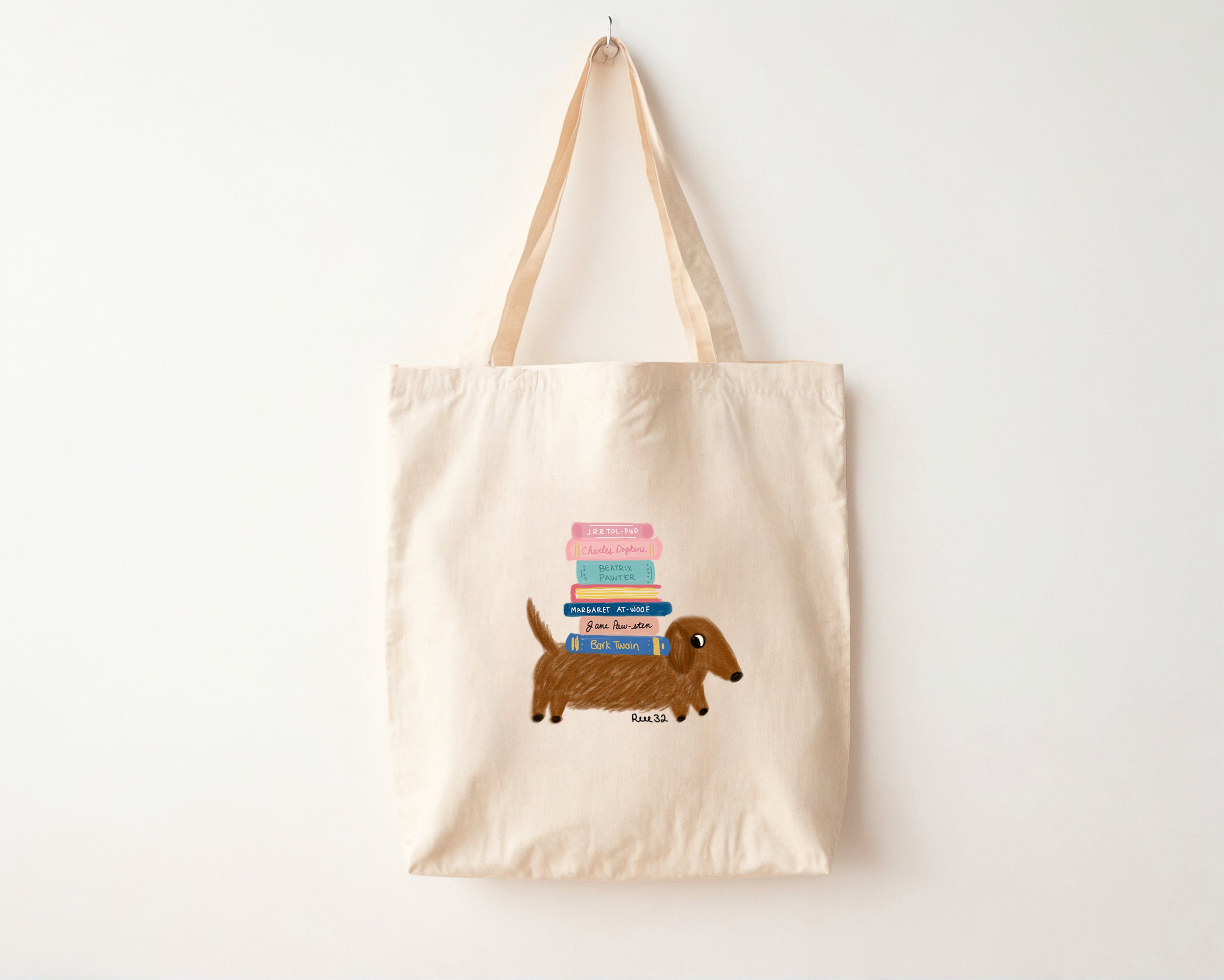 'Doxie Book Club' Tote
