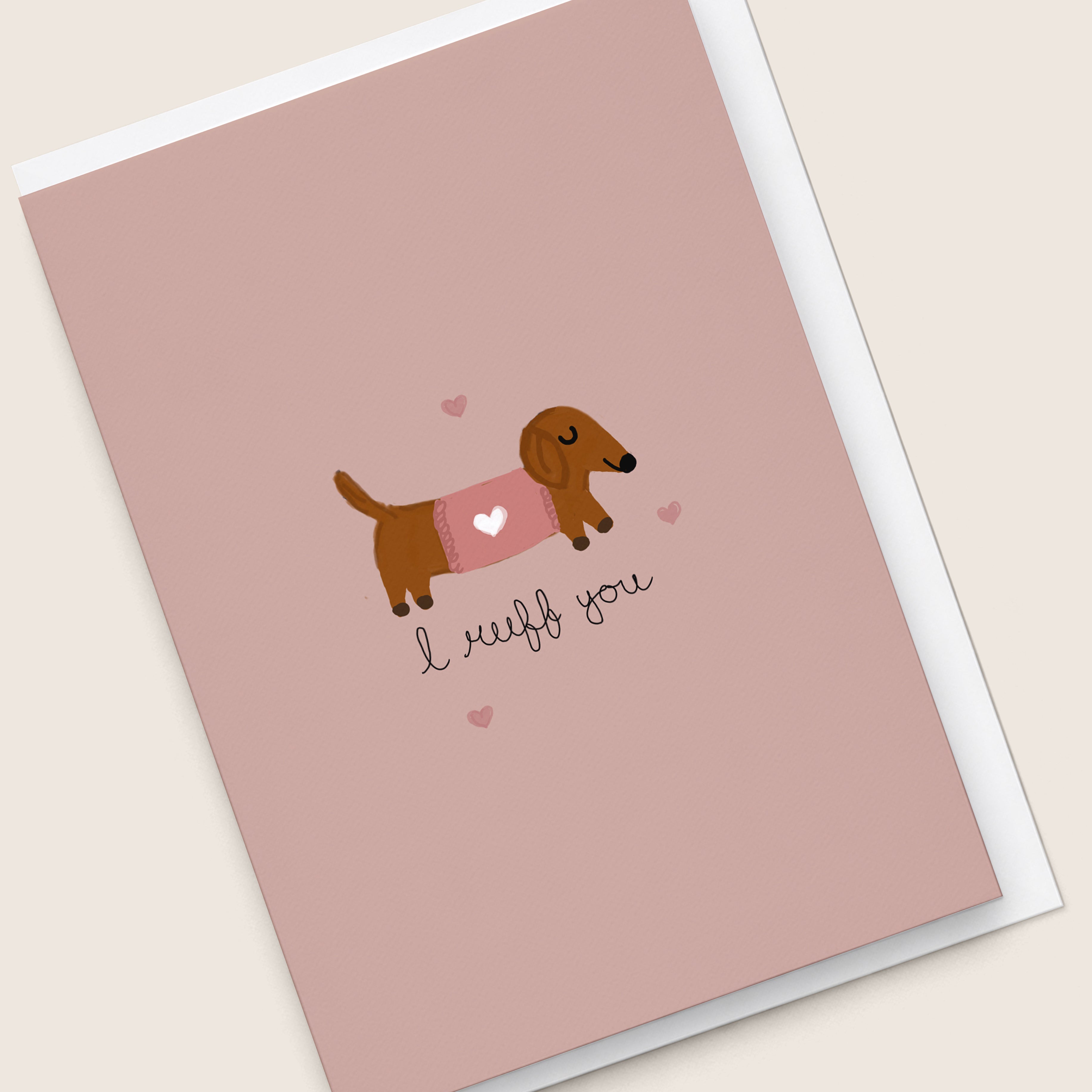 “I Ruff You” Greeting Card