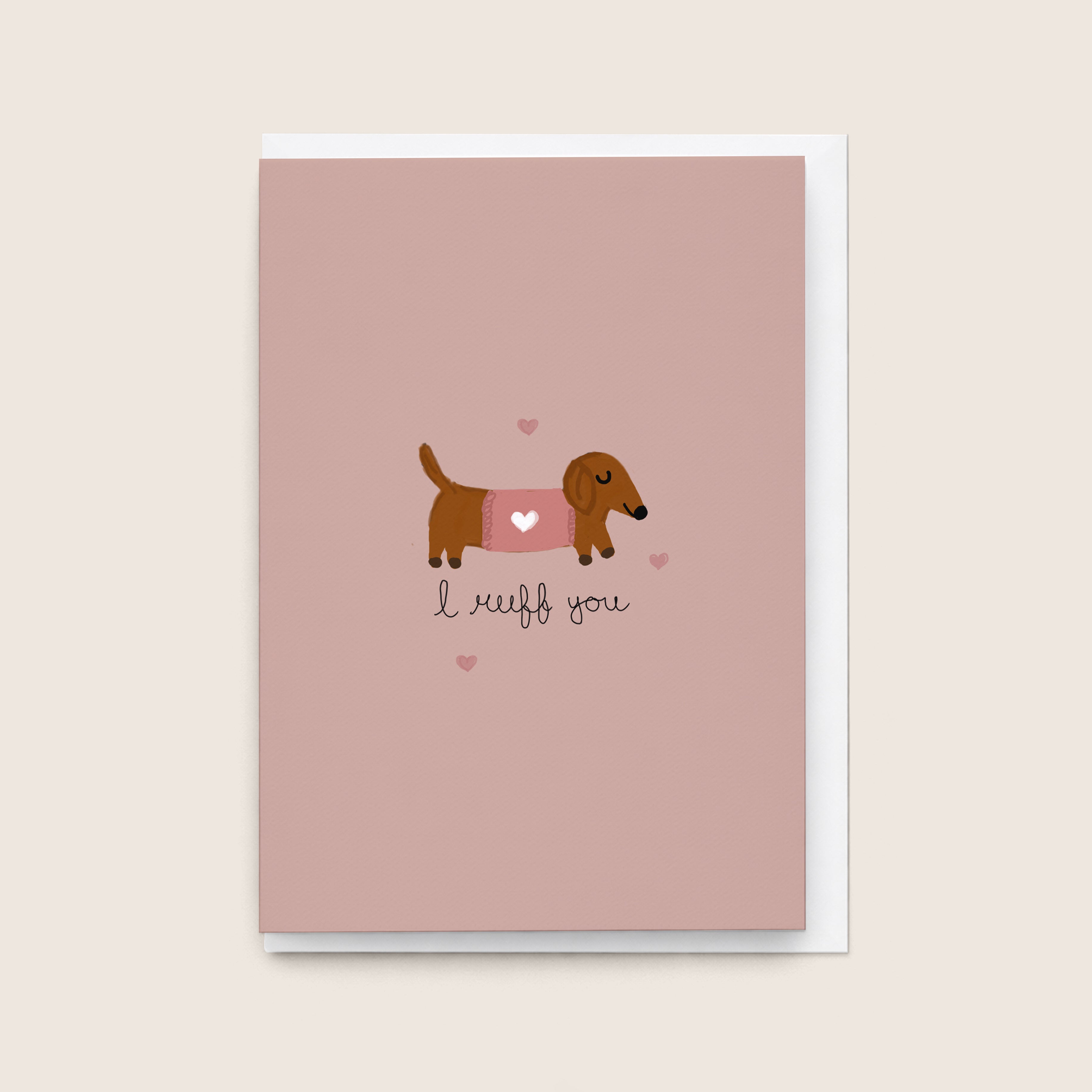 “I Ruff You” Greeting Card