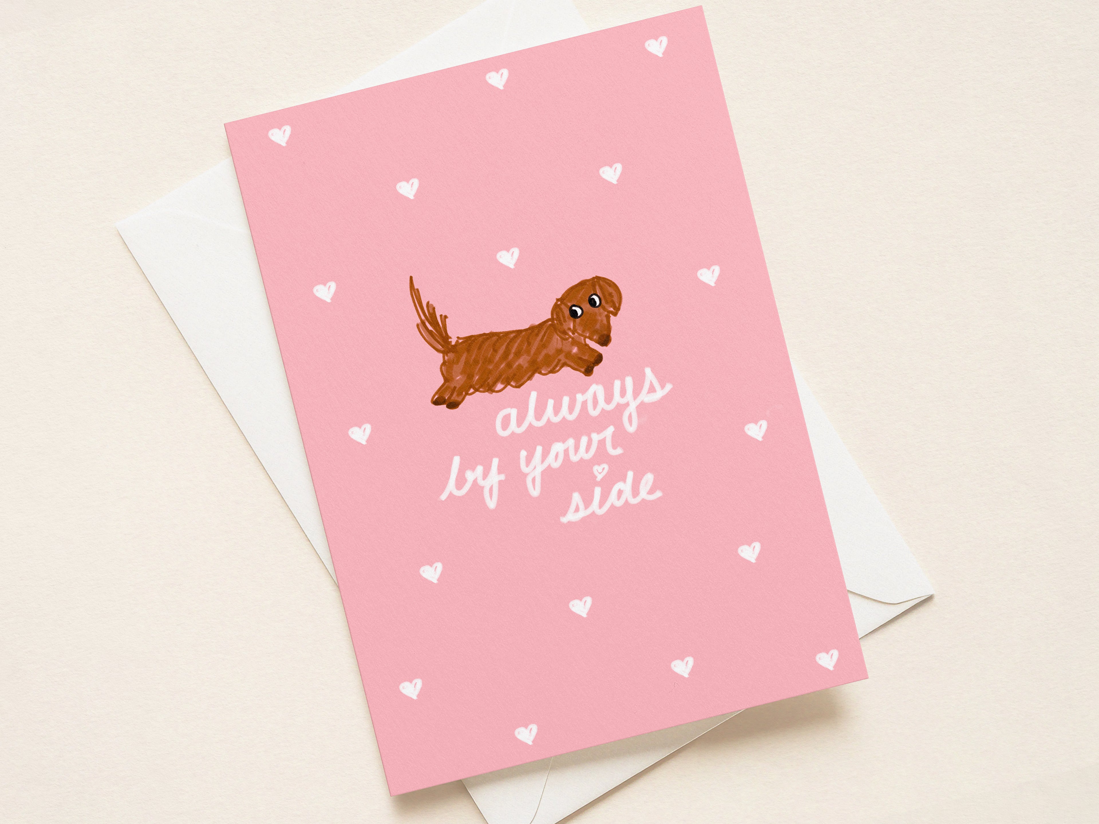 “Always By Your Side” Valentine's Cards