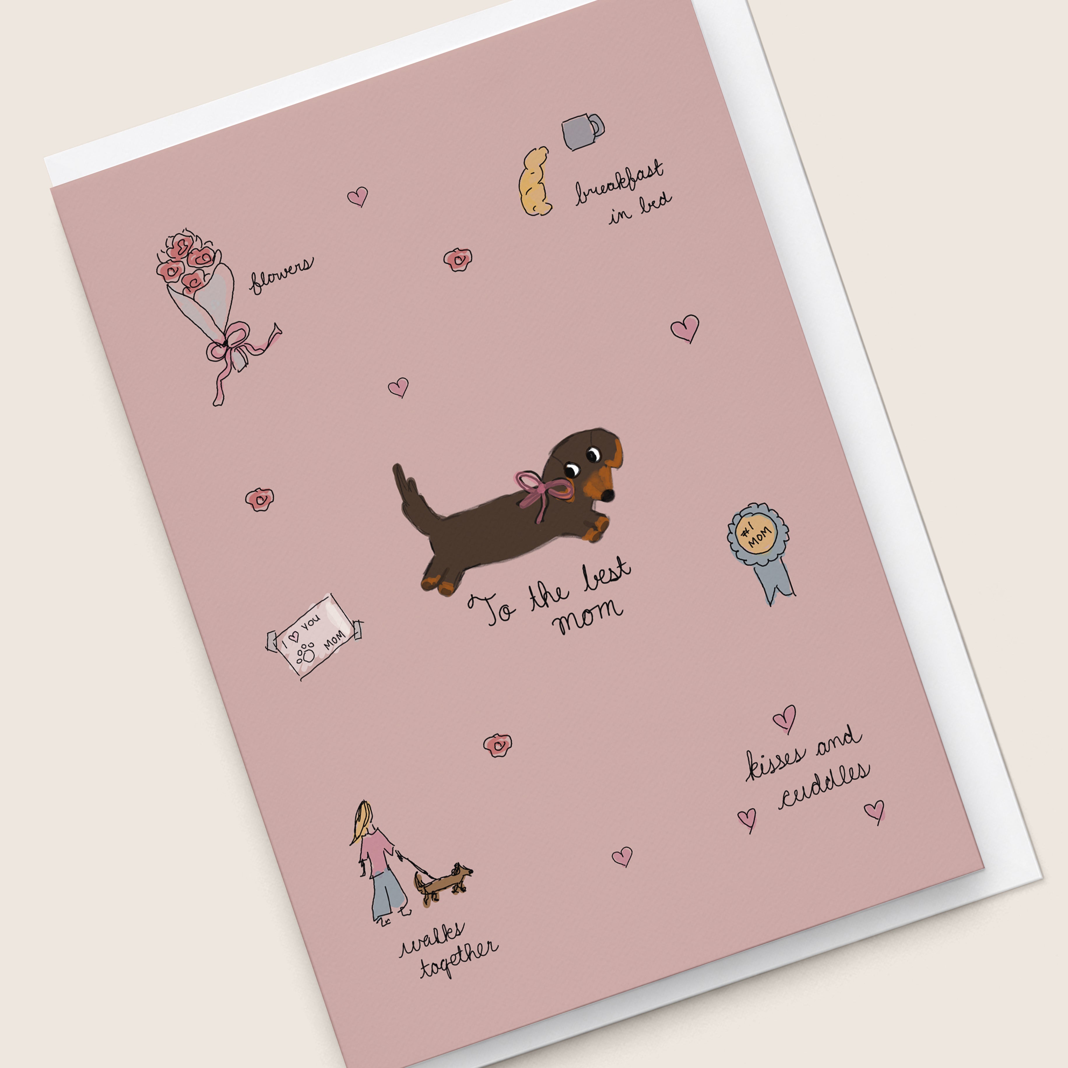 "Best Mom” Mother's Day Card