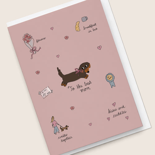 "Best Mom” Mother's Day Card