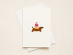 "Doxie Birthday Cake” Birthday Card