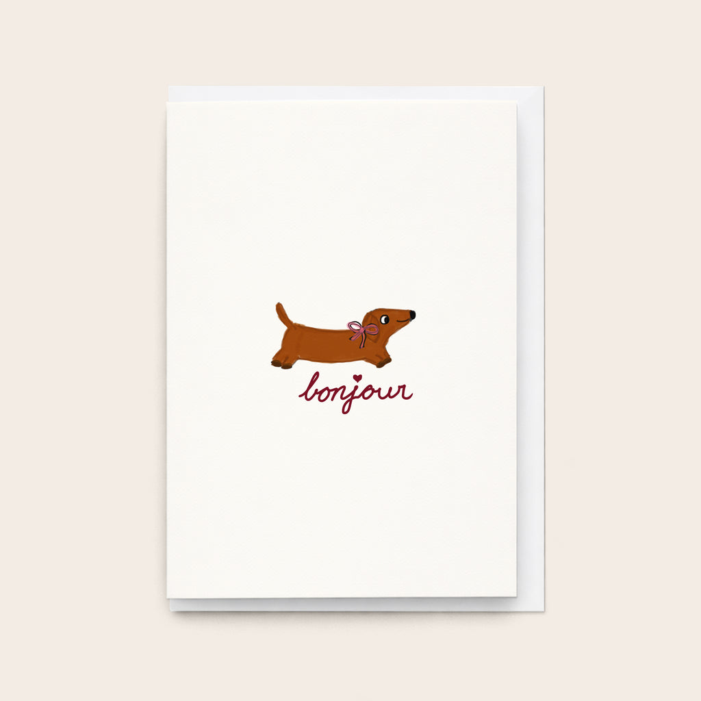 "Bonjour” Greeting Cards