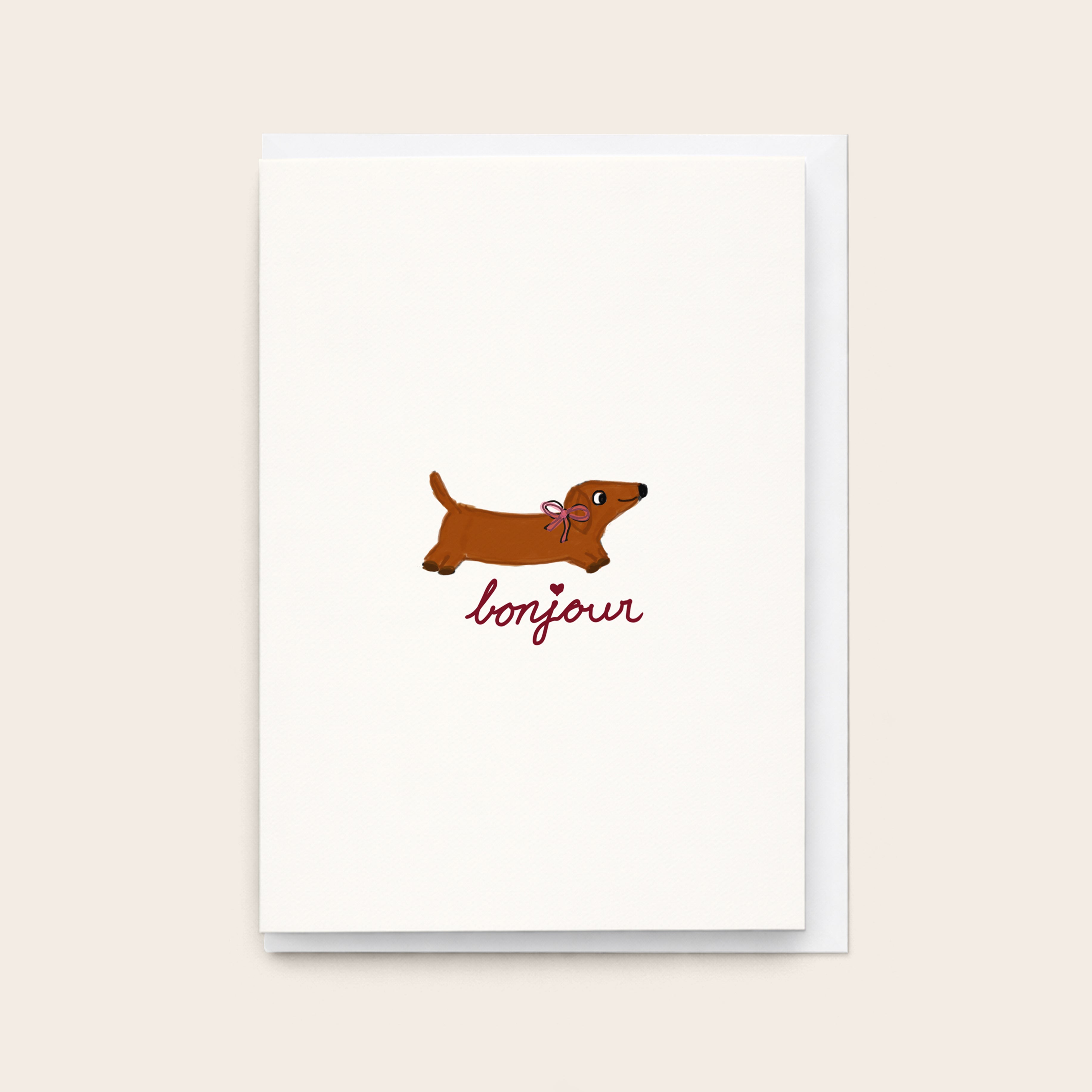 "Bonjour” Greeting Cards