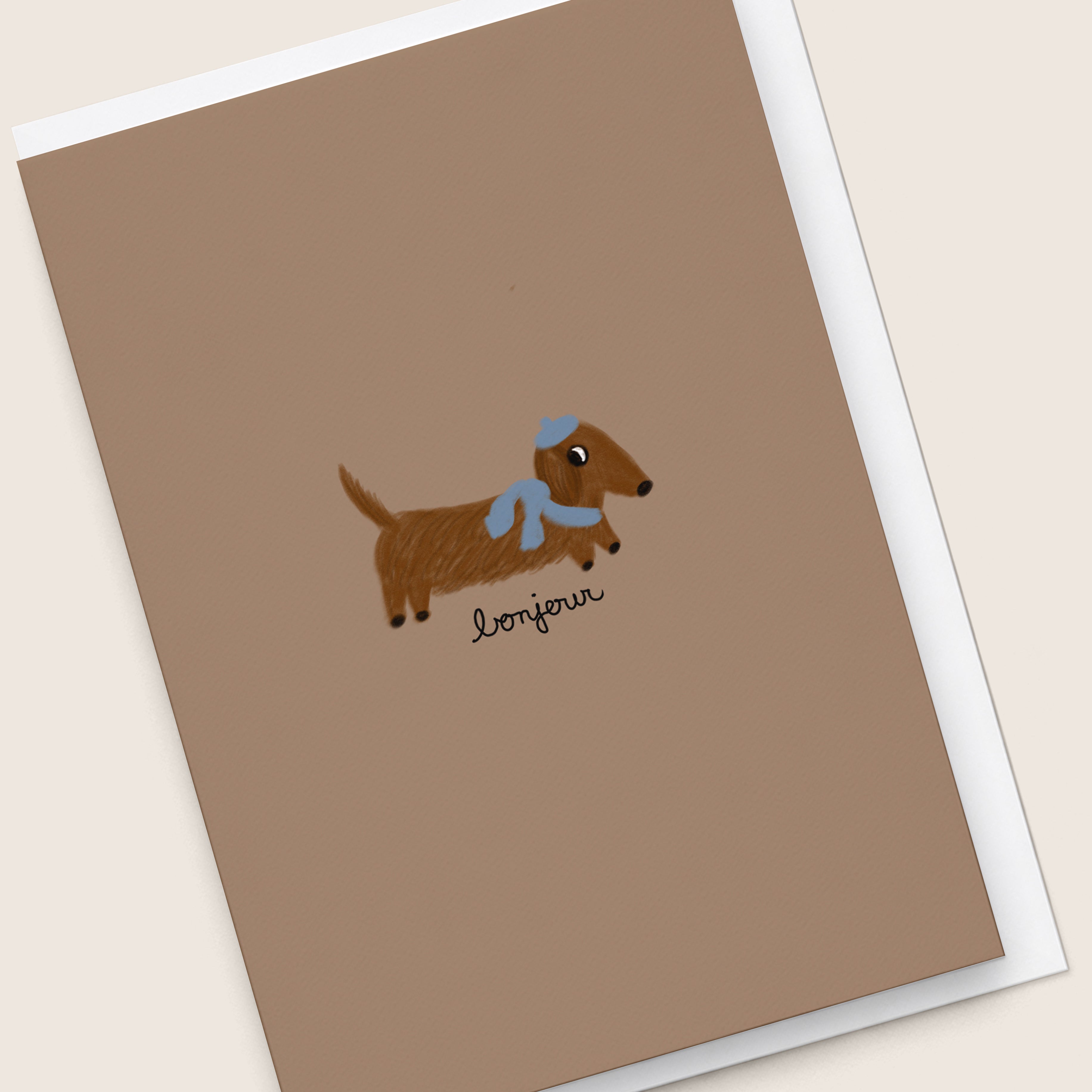 'Bonjour' Card