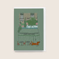 "Café de Flore” Greeting Cards