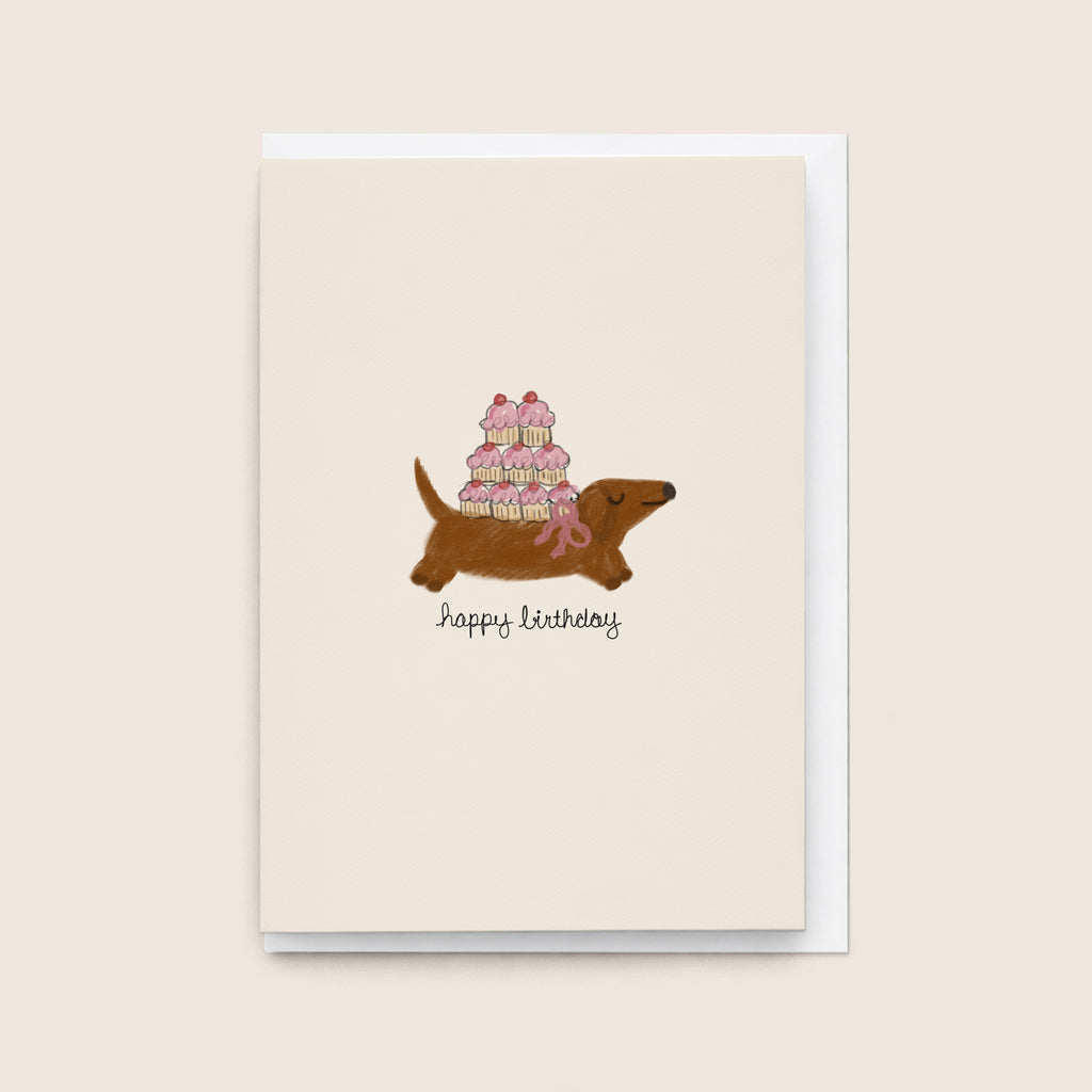 'Happy Birthday Cupcakes' Card