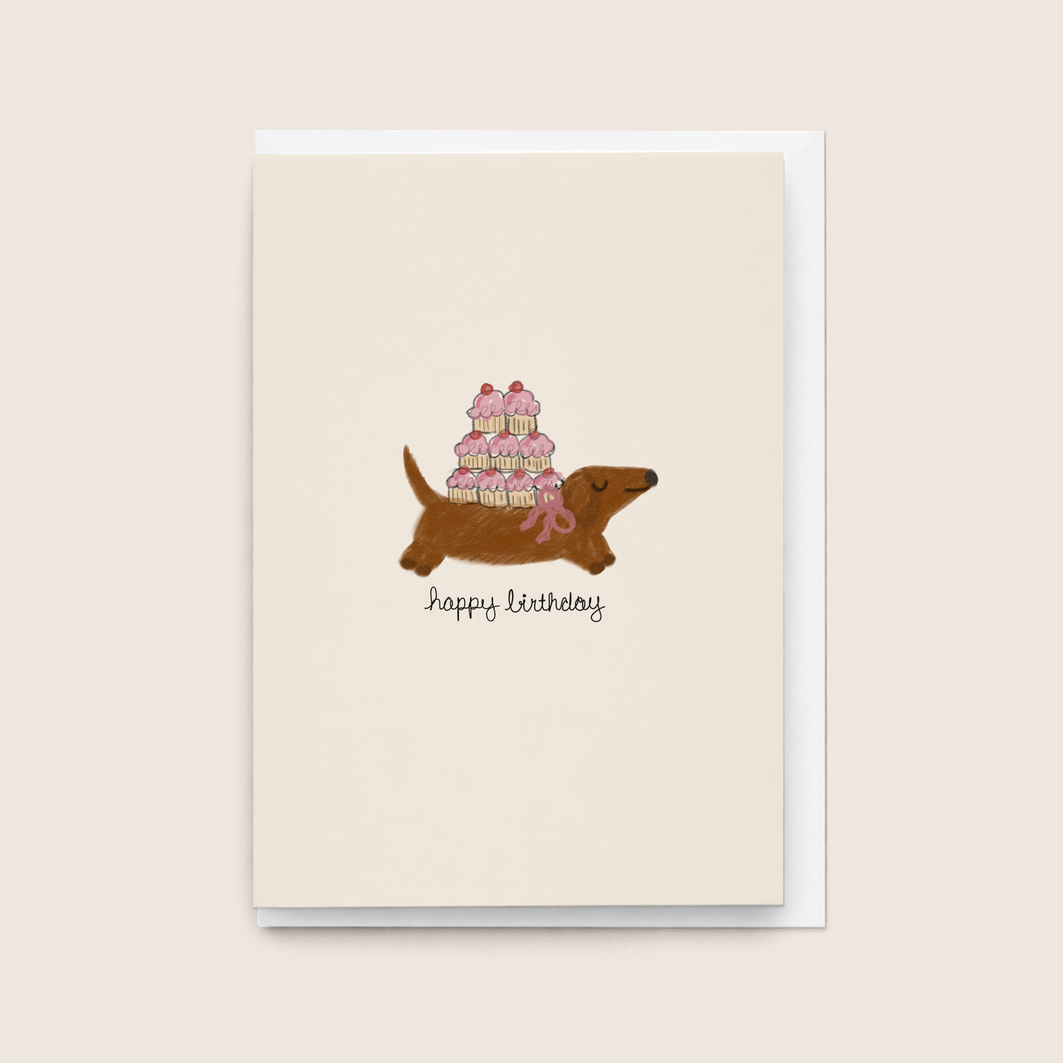 'Happy Birthday Cupcakes' Card