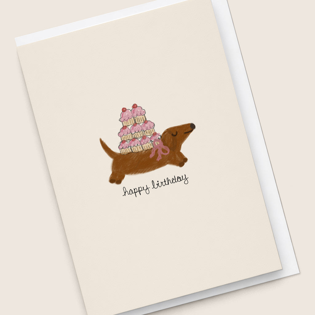 'Happy Birthday Cupcakes' Card