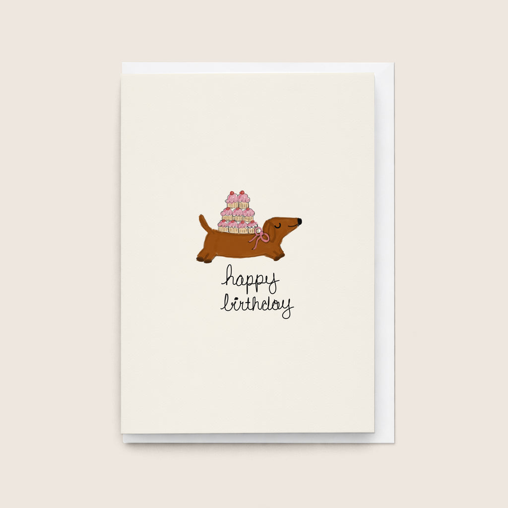 "Happy Birthday Cupcakes” Greeting Card
