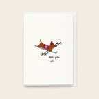 "Dach-près Ski” Greeting Cards