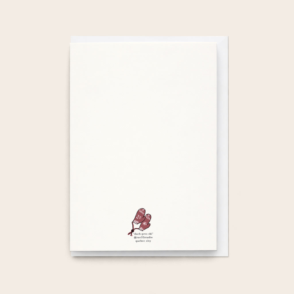 "Dach-près Ski” Greeting Cards