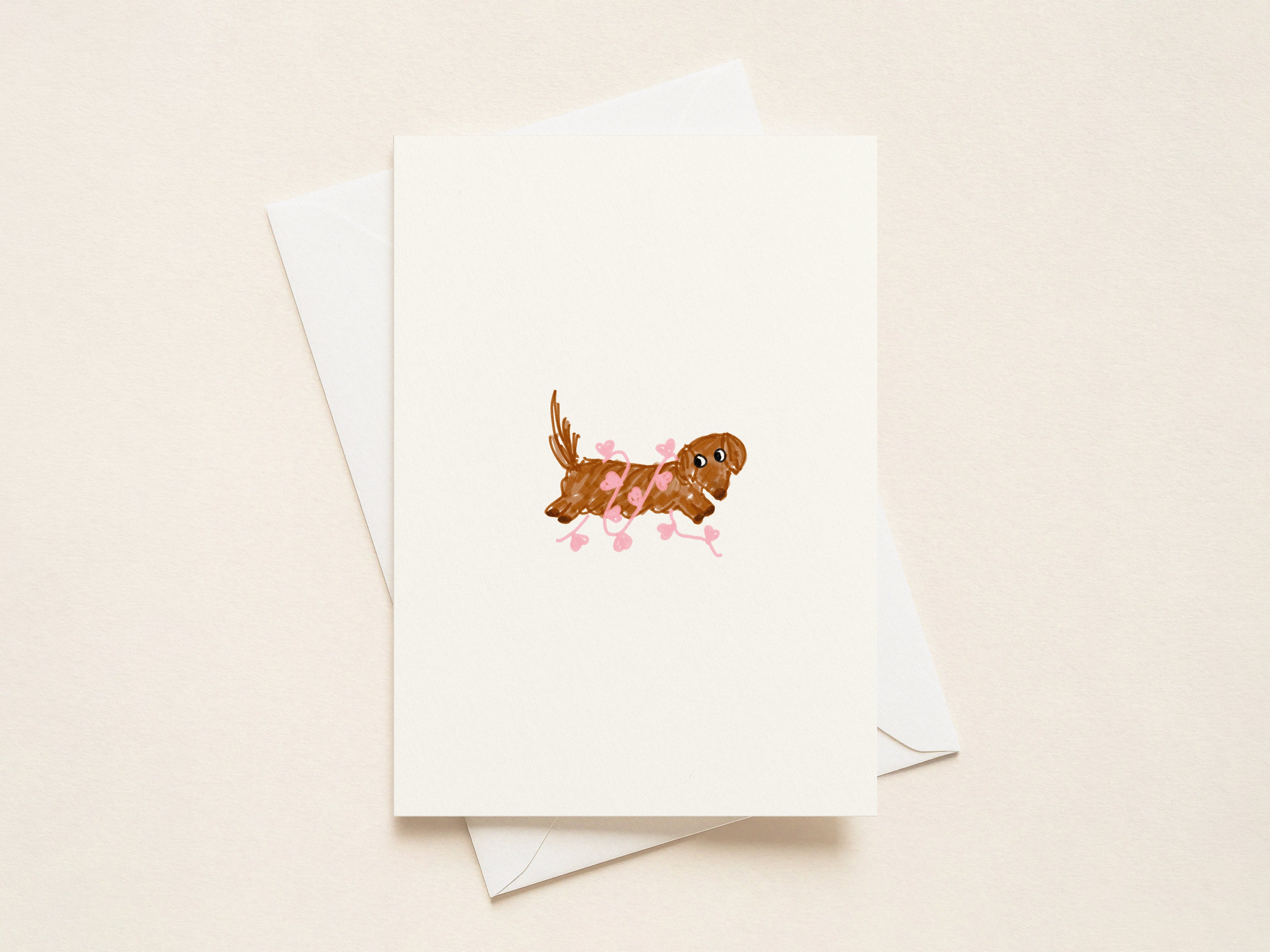 "Valentine's Doxie” Valentine's Cards