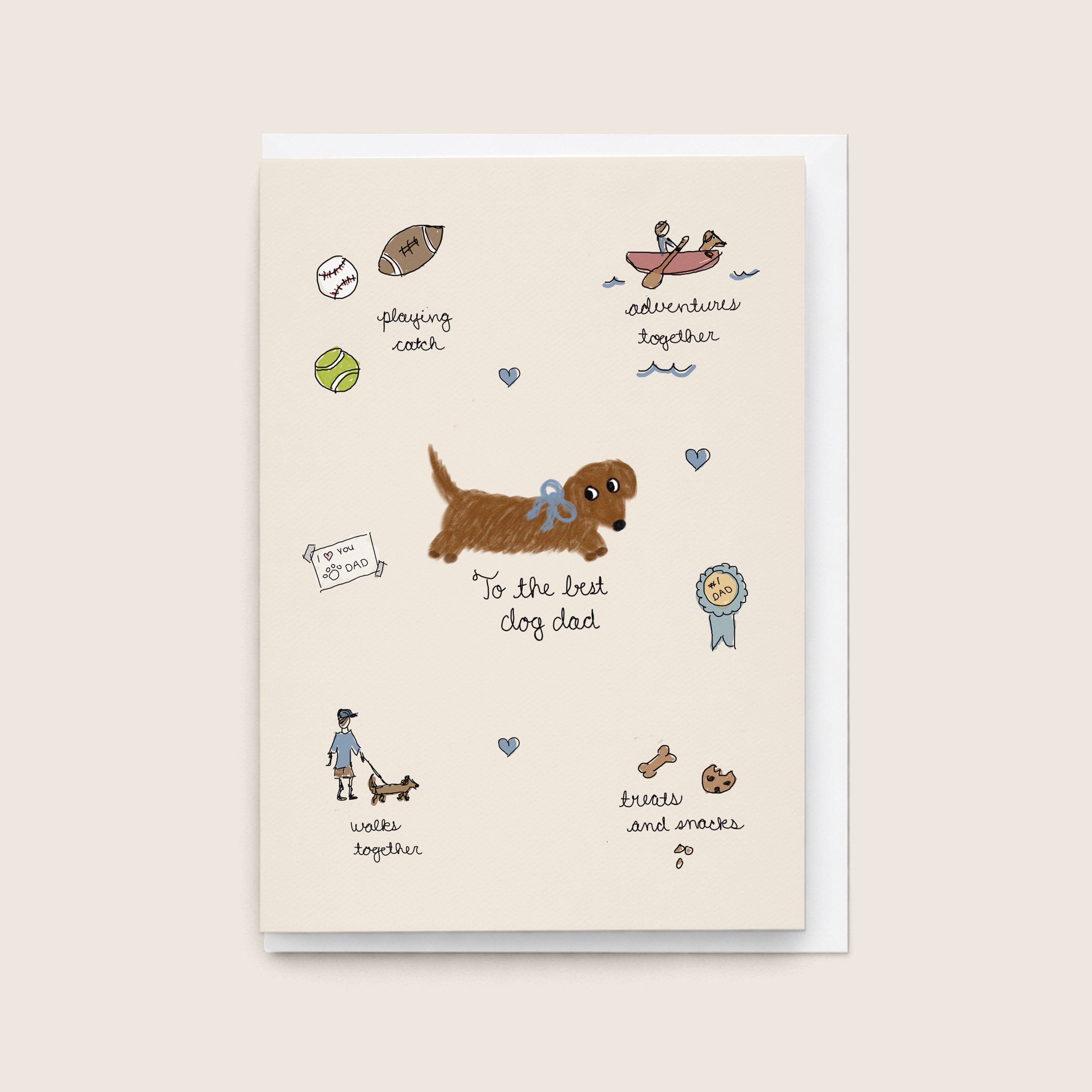 'Best Dog Dad' Card