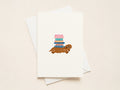 "Doxie Book Club” Greeting Card