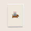 'Doxie Book Club' Card