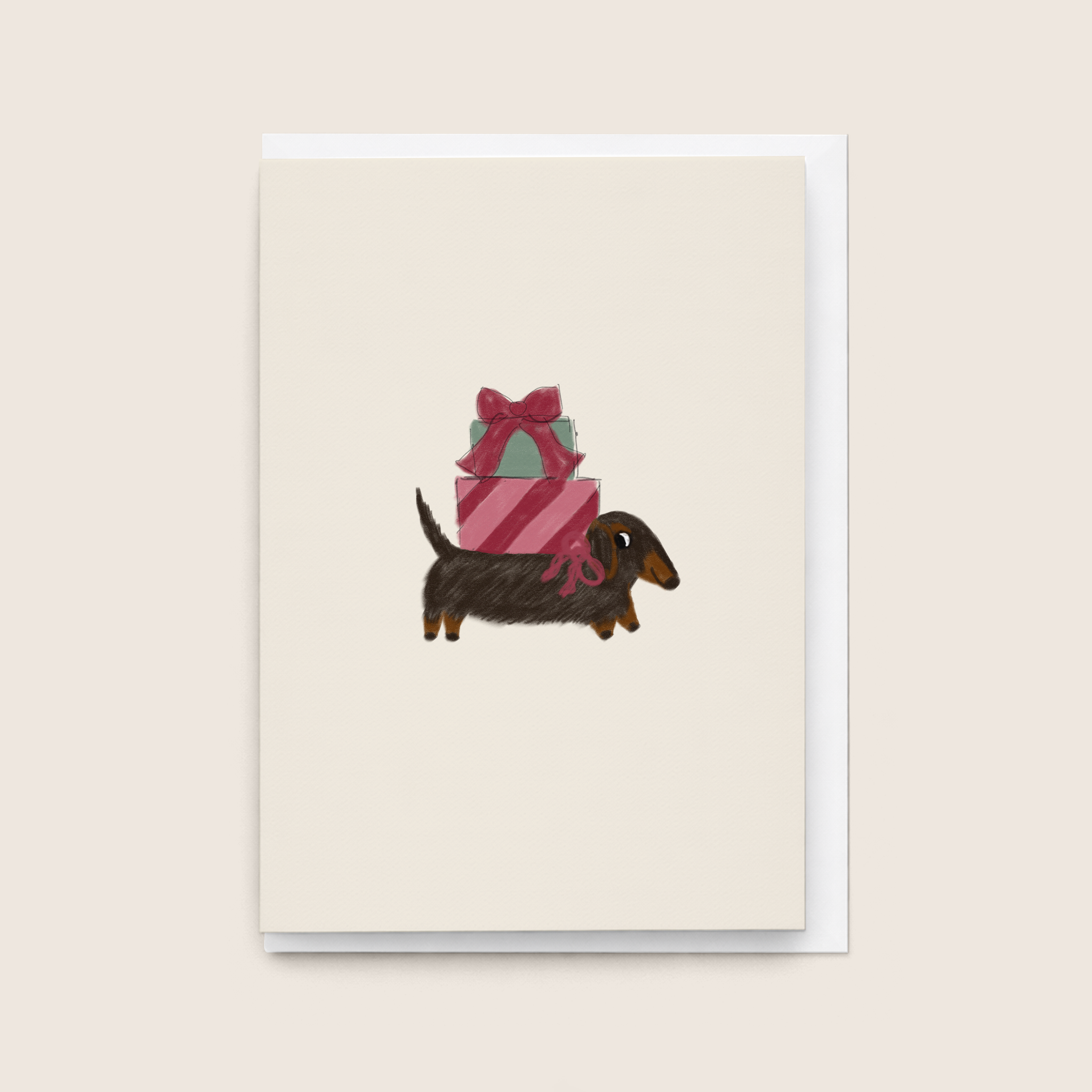 'Santa's Helper' Christmas Card