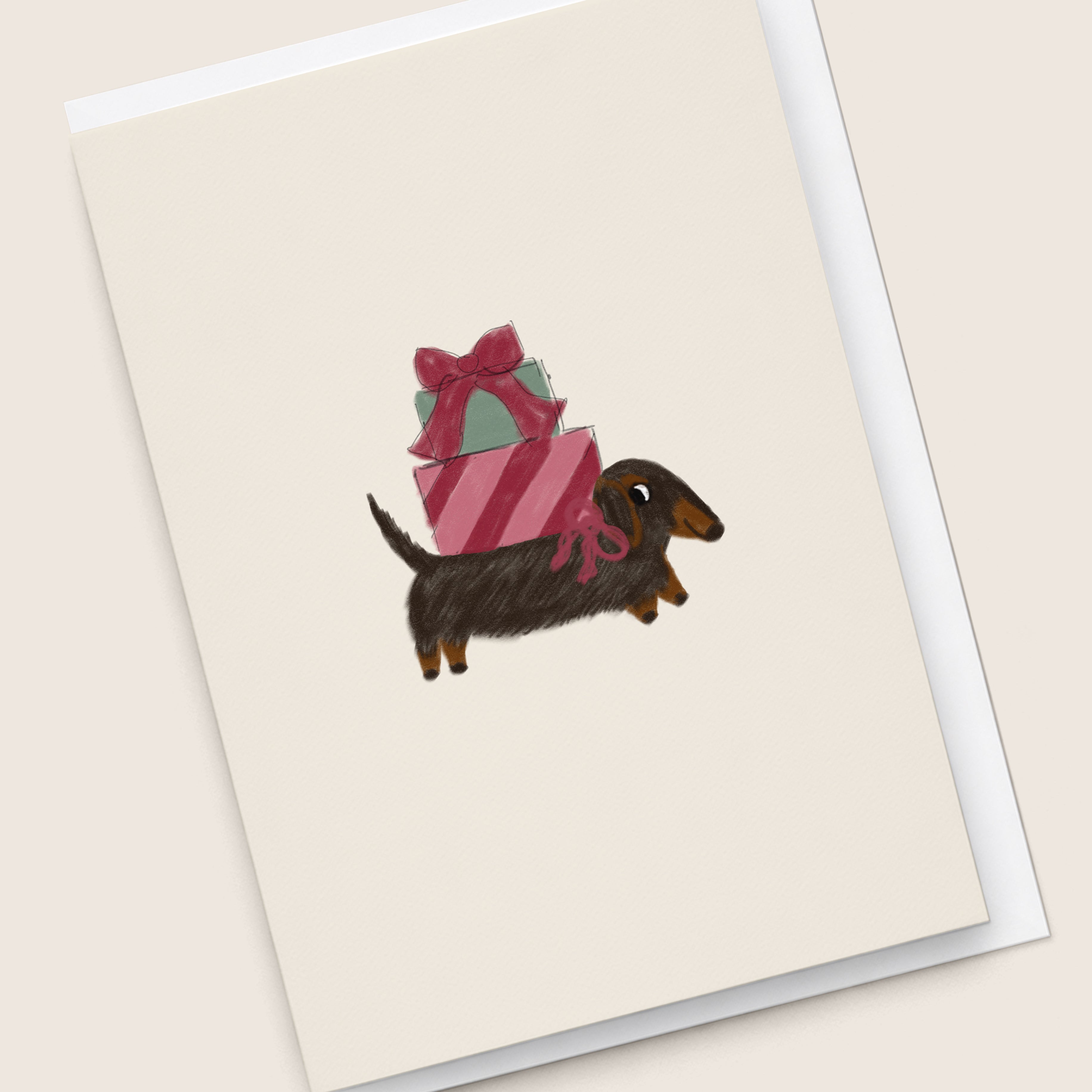 'Santa's Helper' Christmas Card