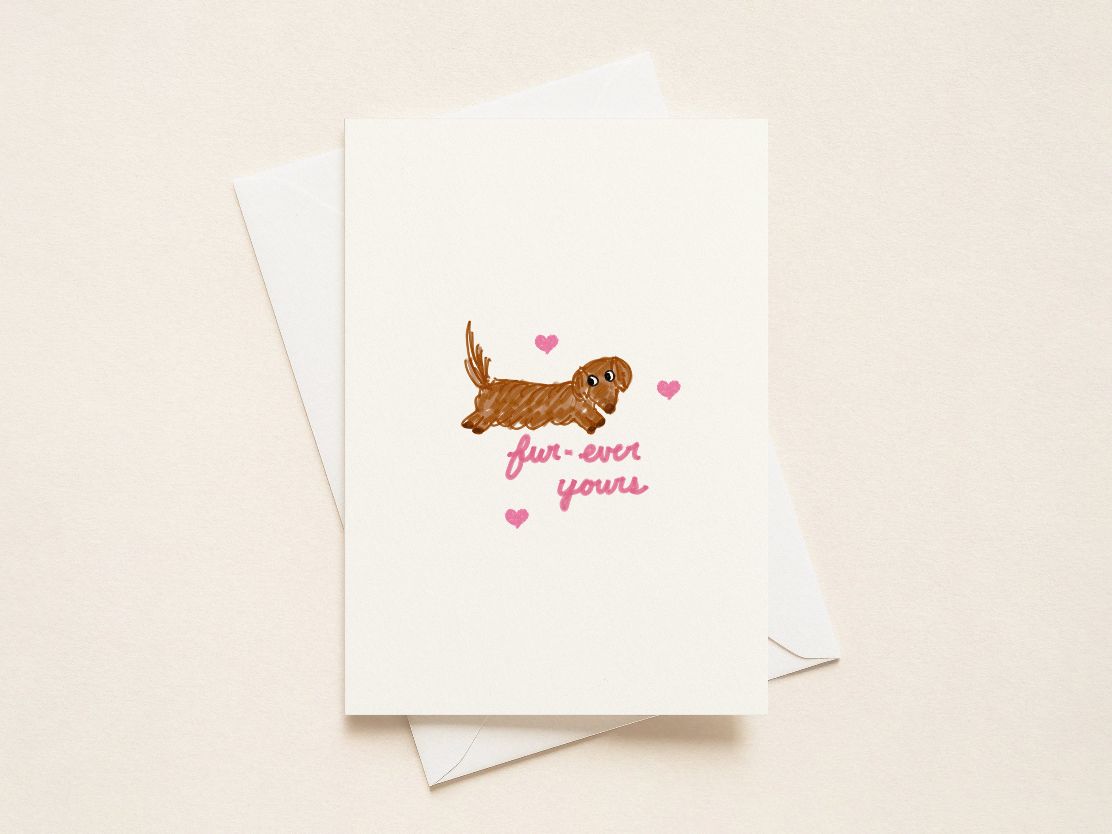 “Fur-Ever Yours” Valentine's Cards