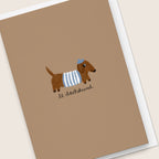 'Le Dachshund' Card