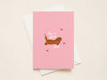 "Love at First Bark” Greeting Card