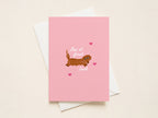 "Love at First Bark” Greeting Card