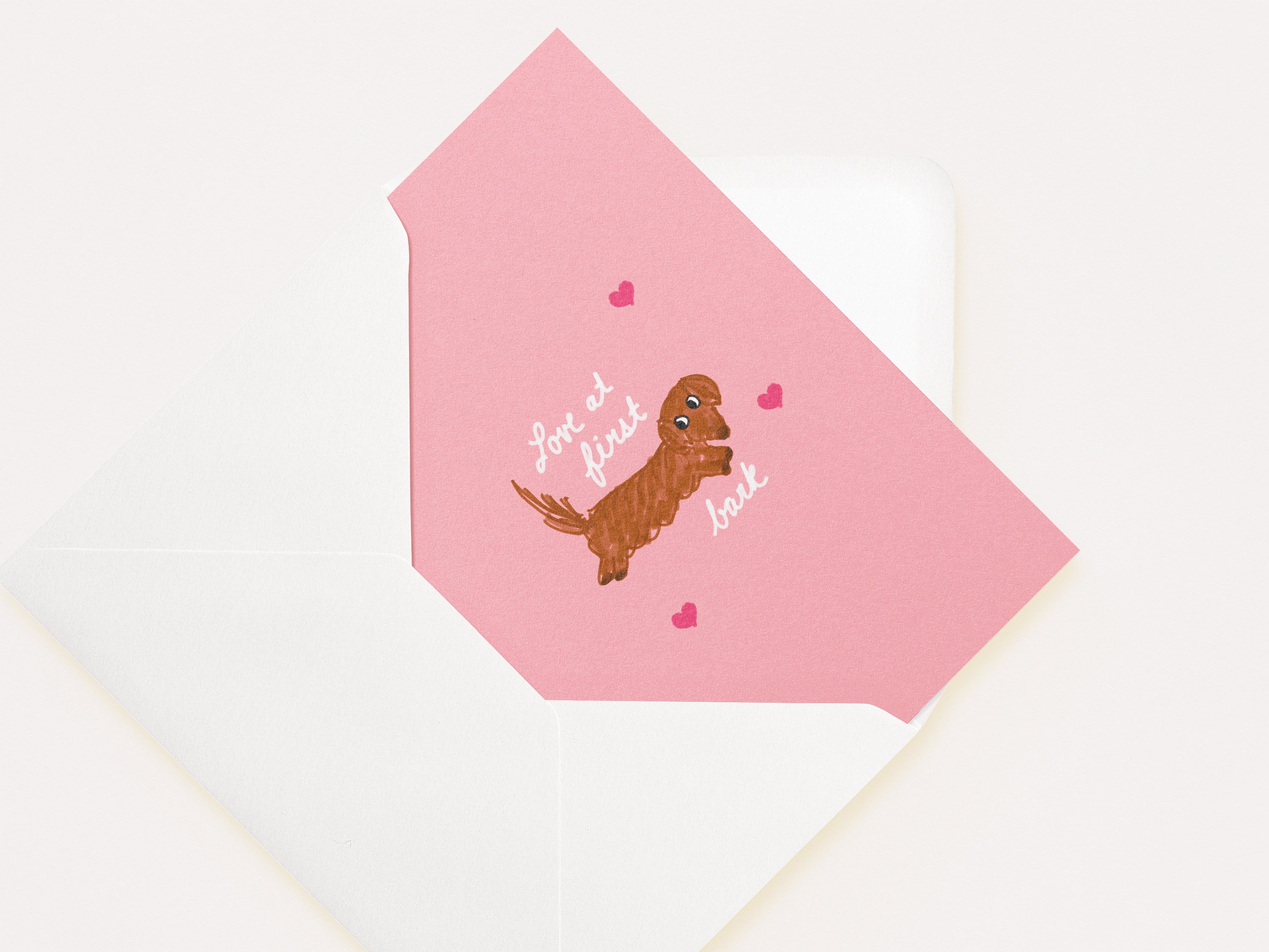 "Love at First Bark” Valentine's Cards