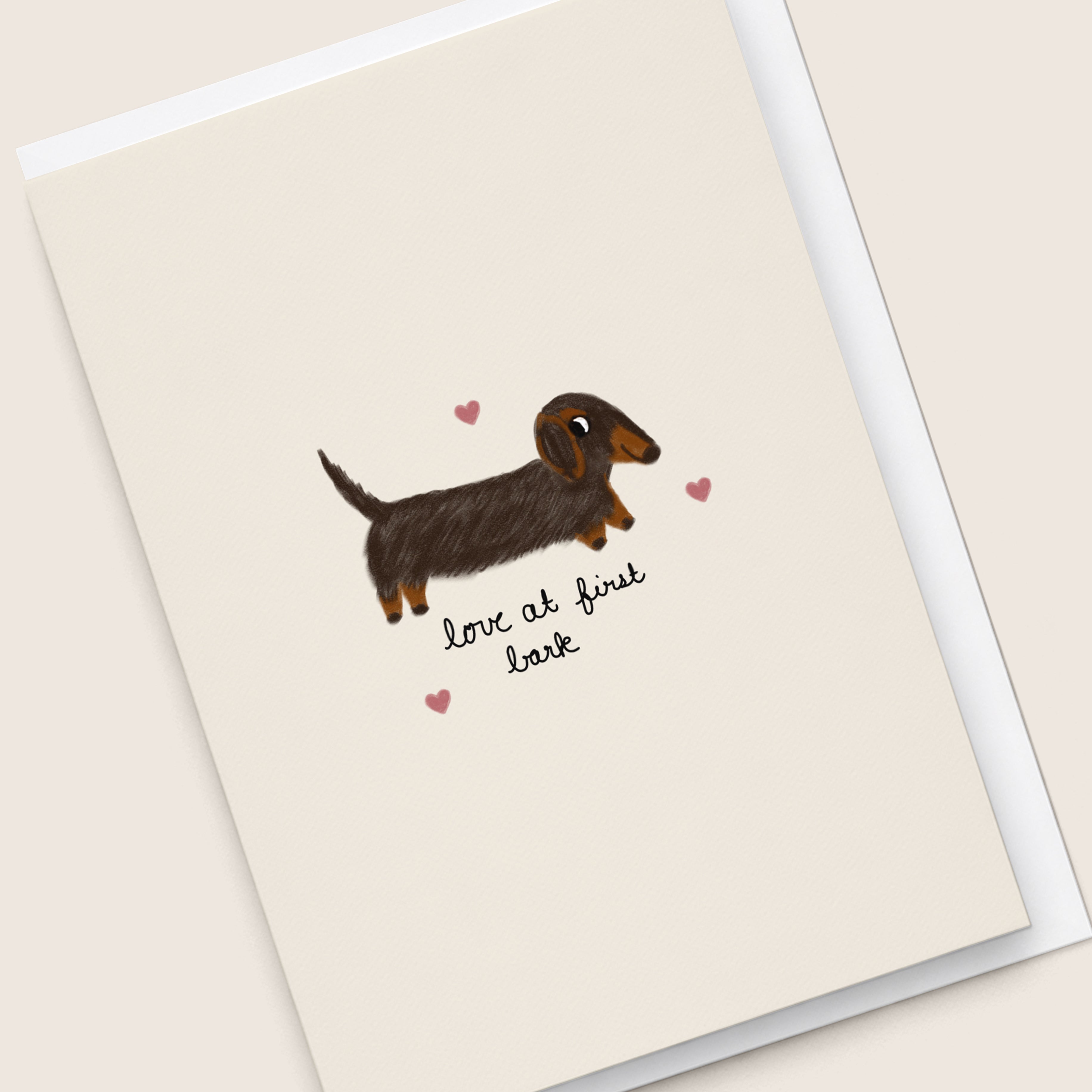 'Love at First Bark' Card