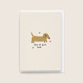 'Love at First Bark' Card (Cream)
