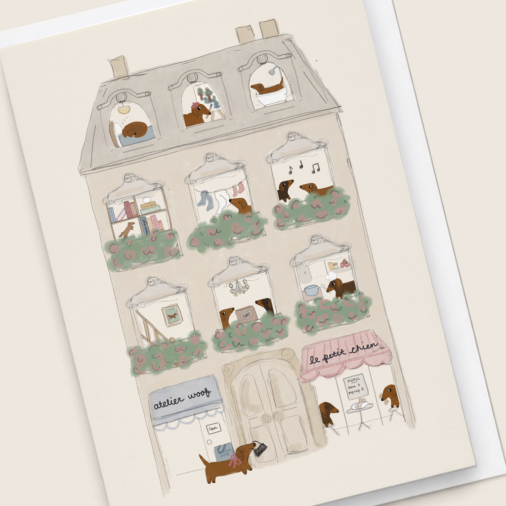 'Summer at Maison Woof' Card
