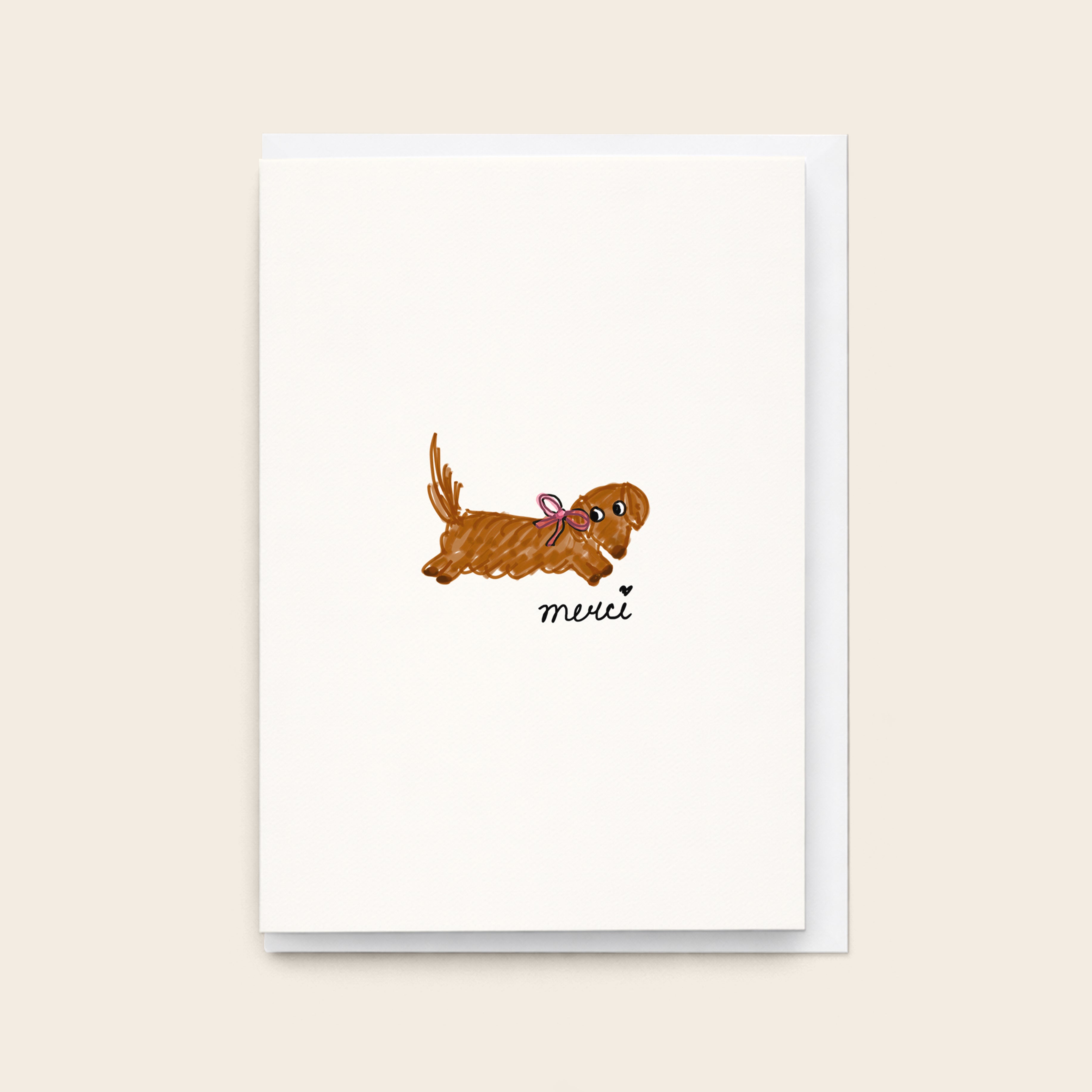 "Merci” Greeting Cards