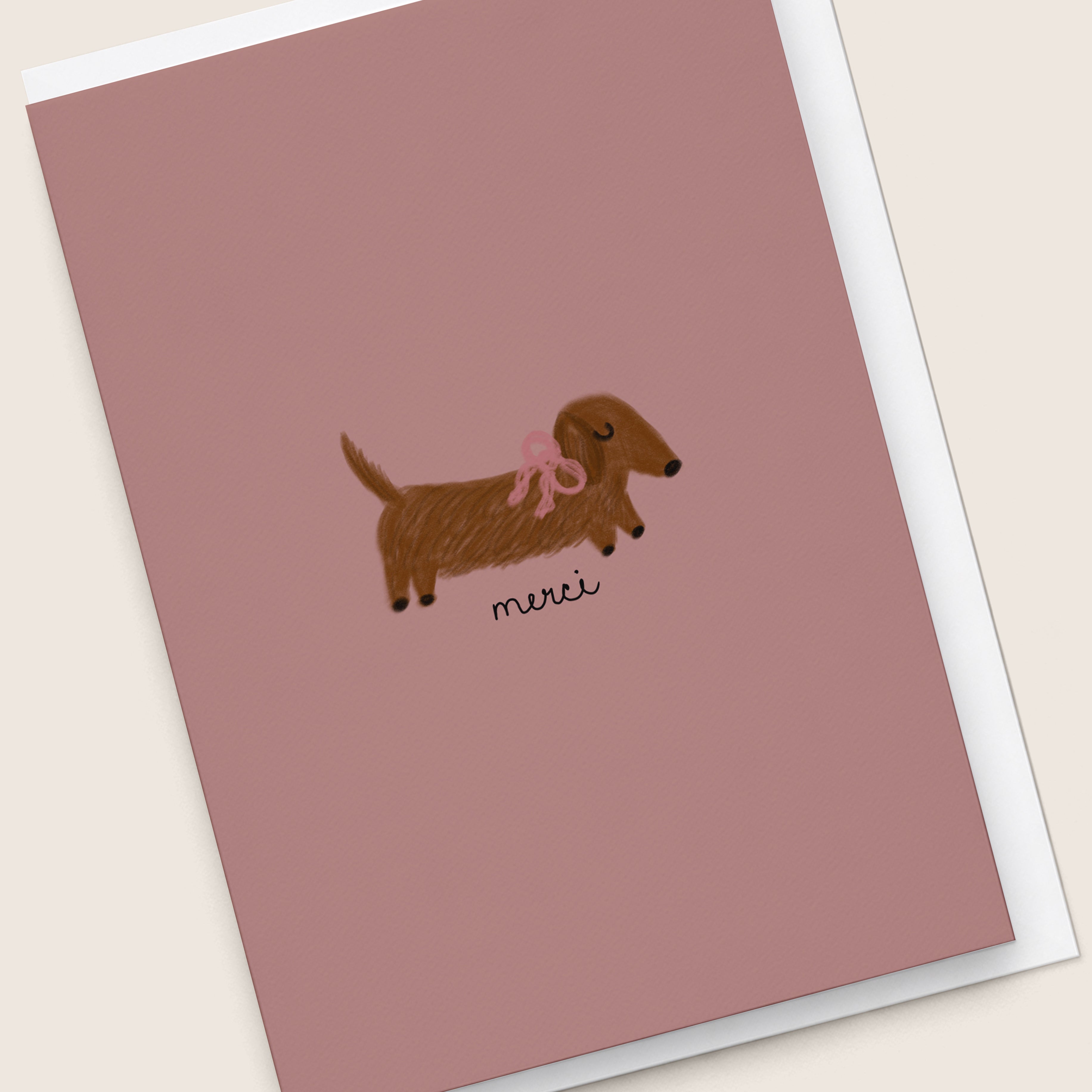 "Merci” Greeting Card