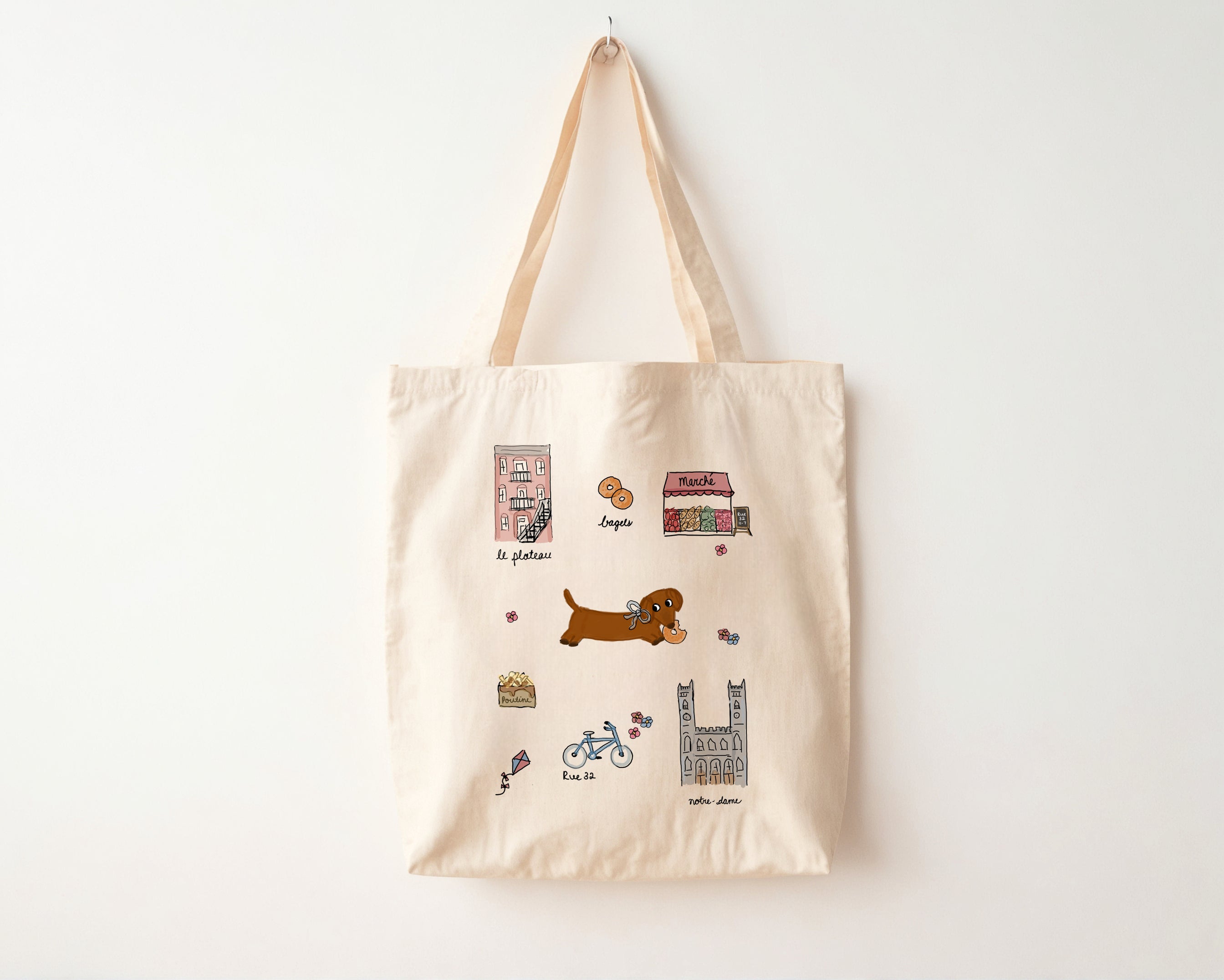 'Montréal Doxie' Tote