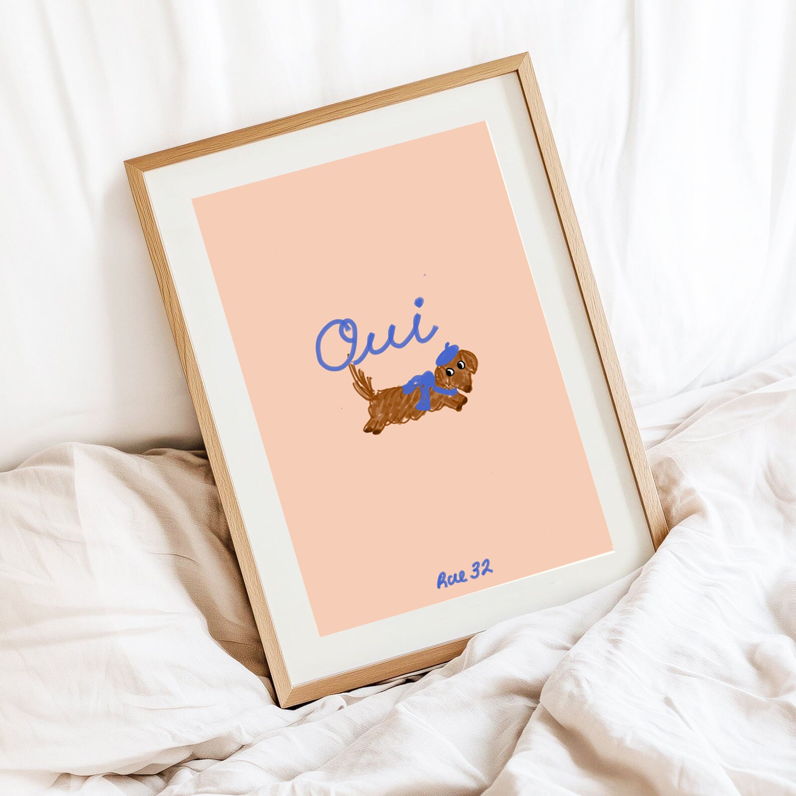 “Oui” Art Print