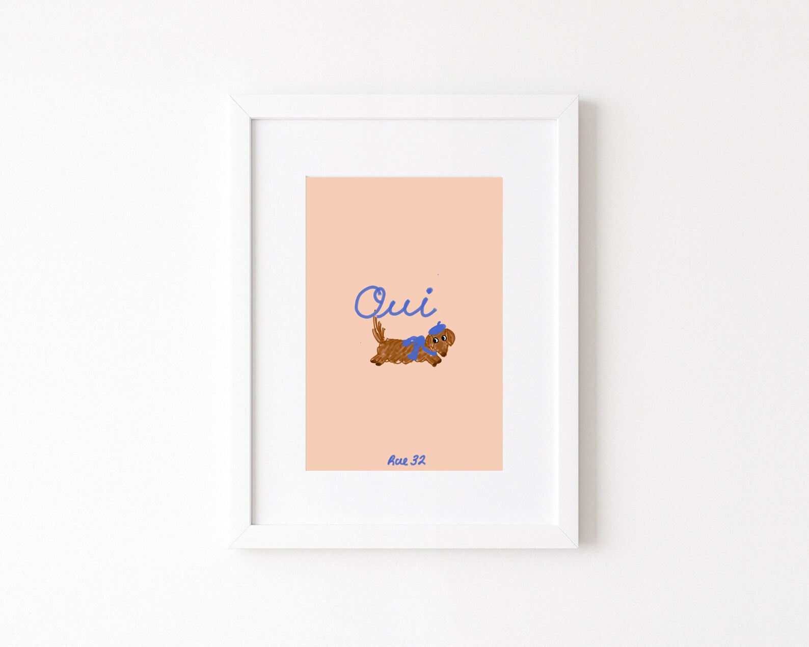 “Oui” Art Print