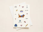 "Chien Saucisse” Greeting Cards