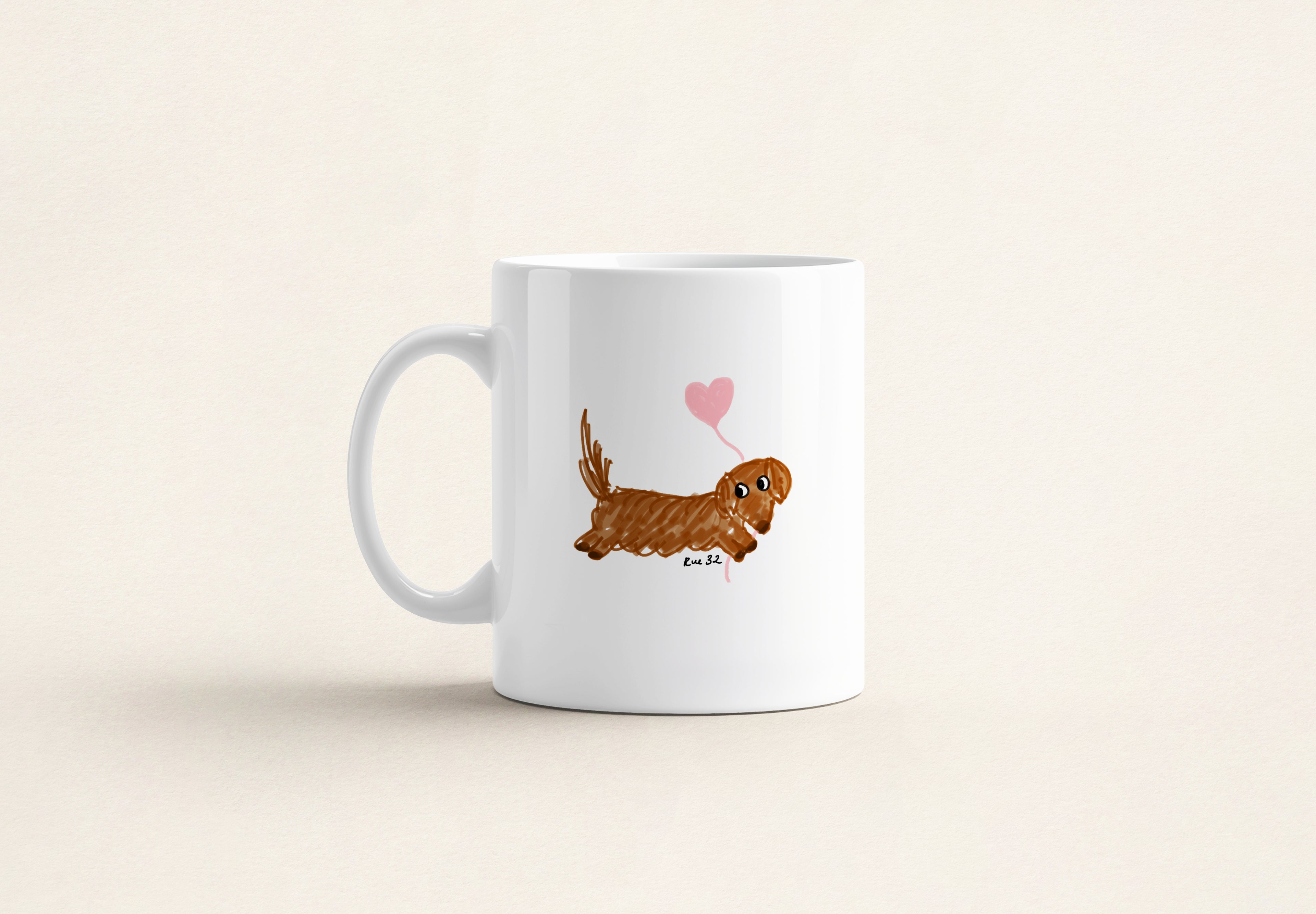"Puppy Love” Ceramic Mug