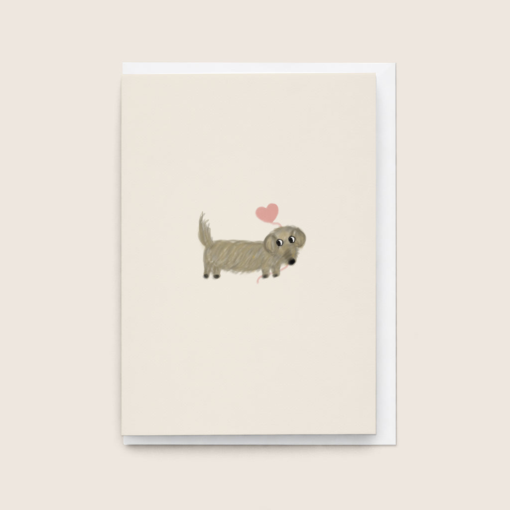 'Puppy Love' Card (Schweenie)