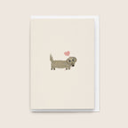 'Puppy Love' Card (Schweenie)