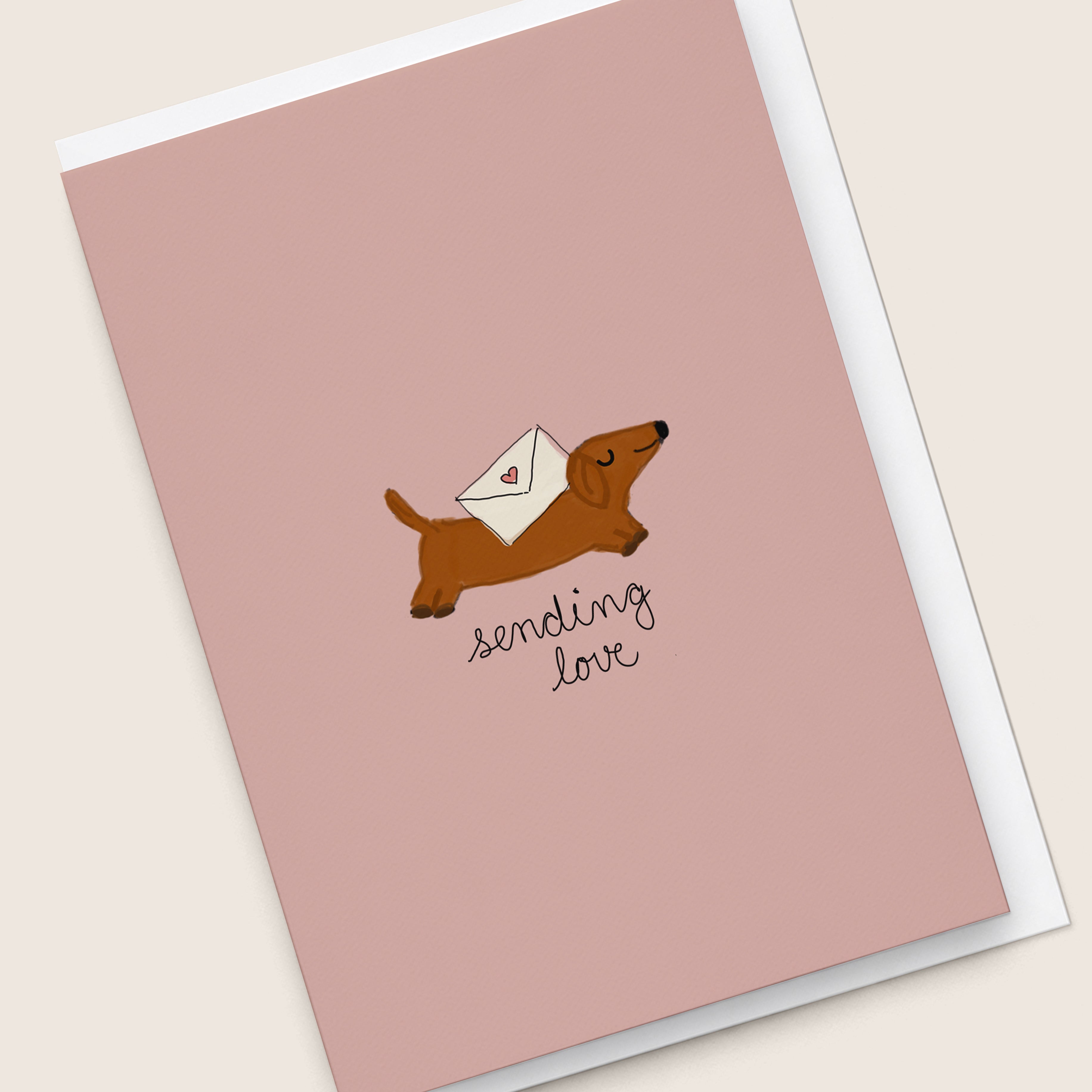 "Sending Love” Greeting Card