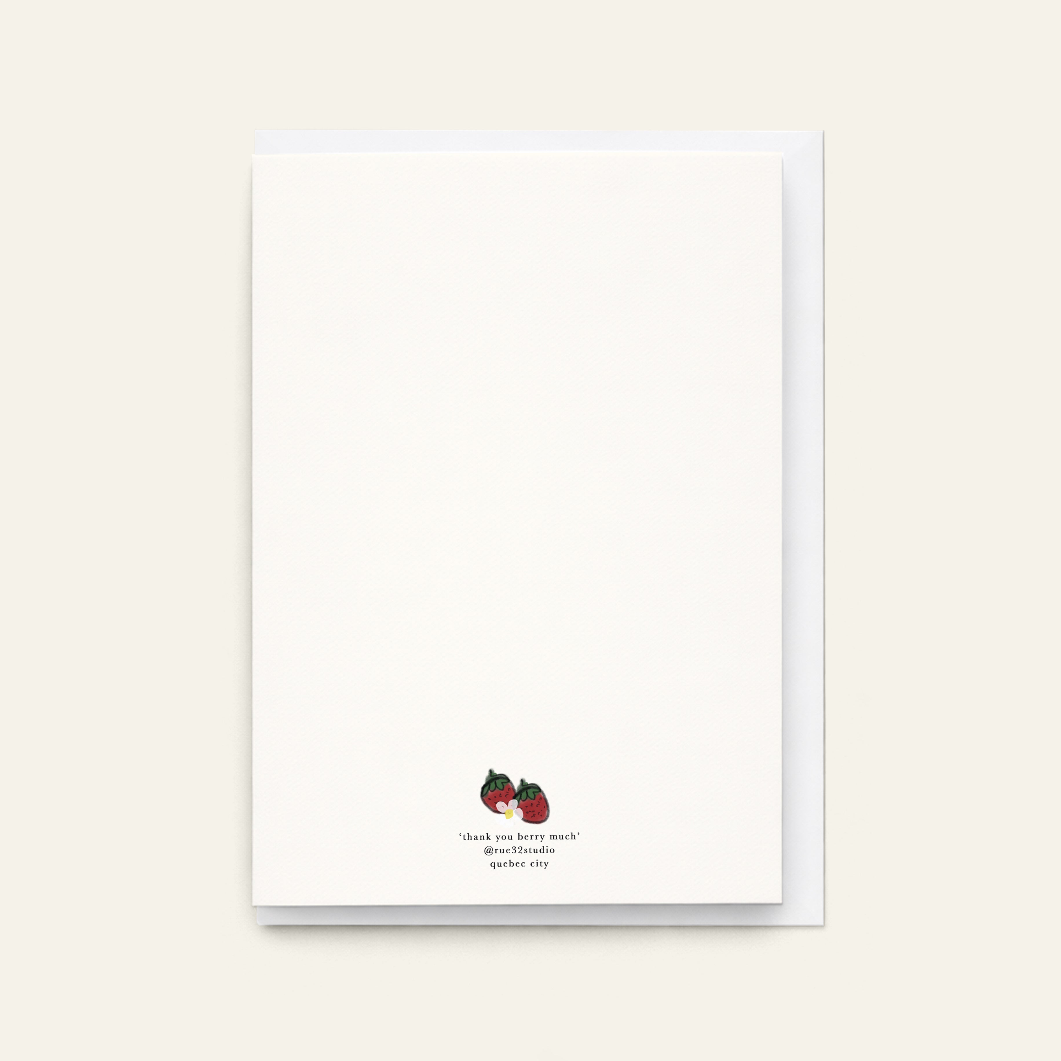 "Thank You Berry Much” Greeting Cards