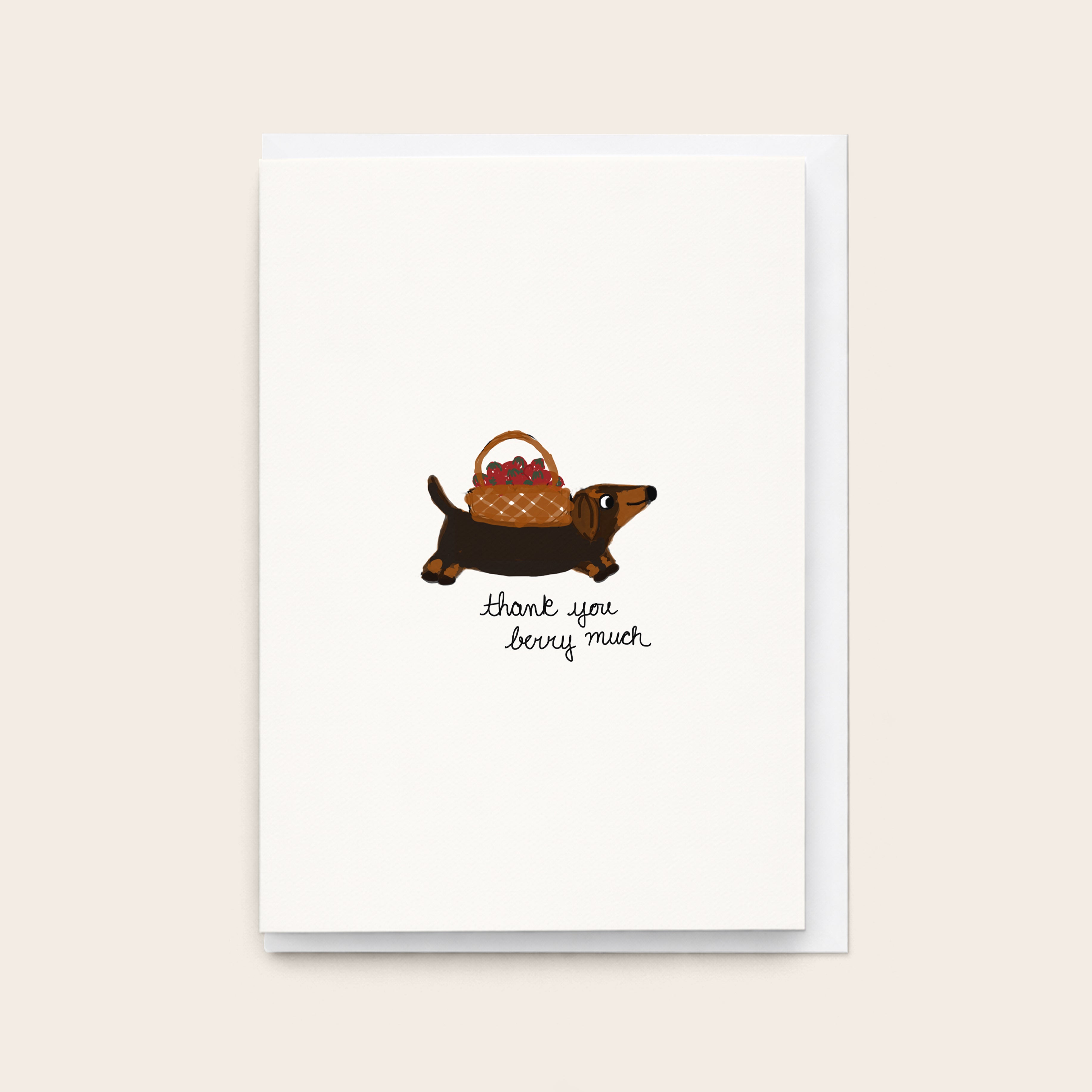 "Thank You Berry Much” Greeting Cards