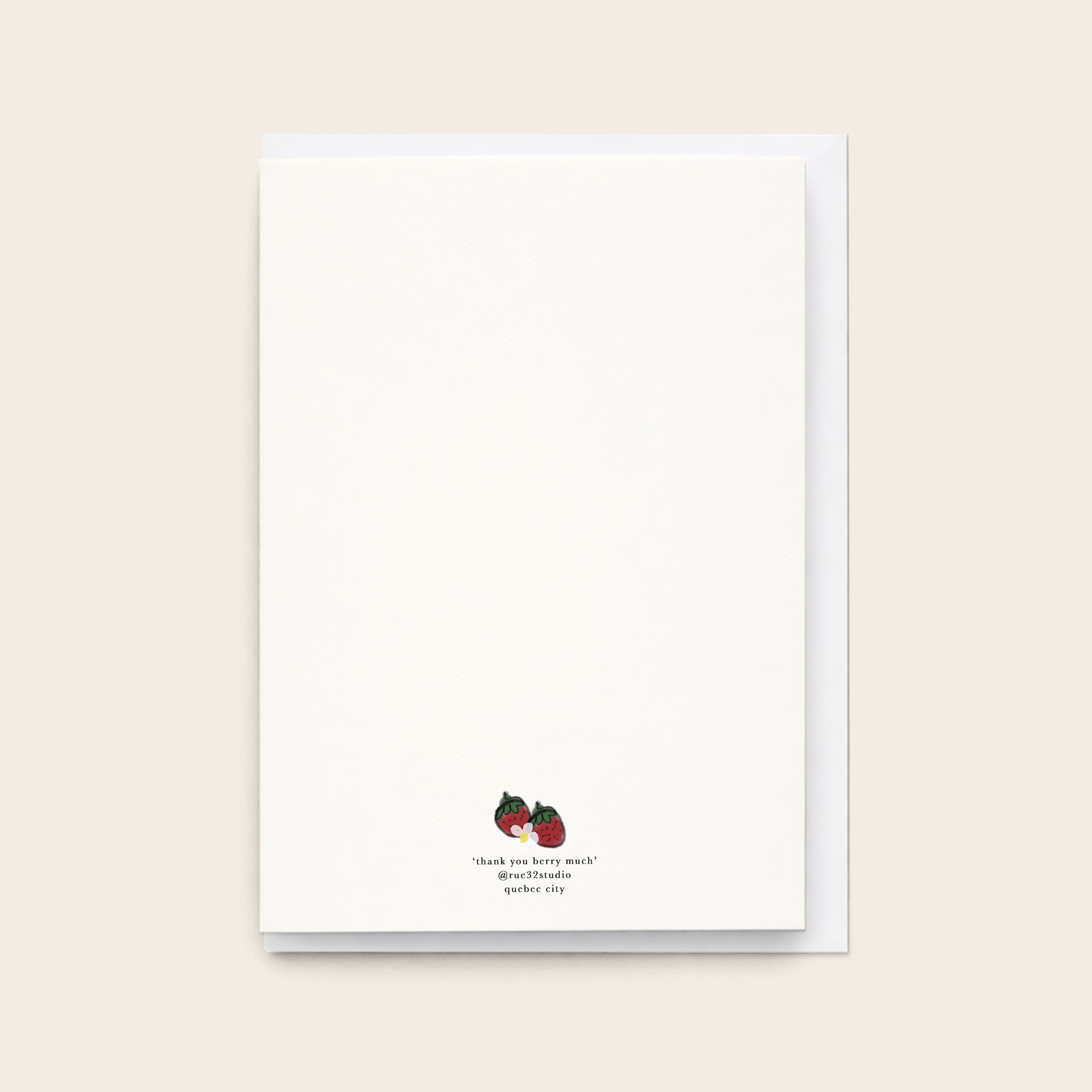 "Thank You Berry Much” Greeting Cards
