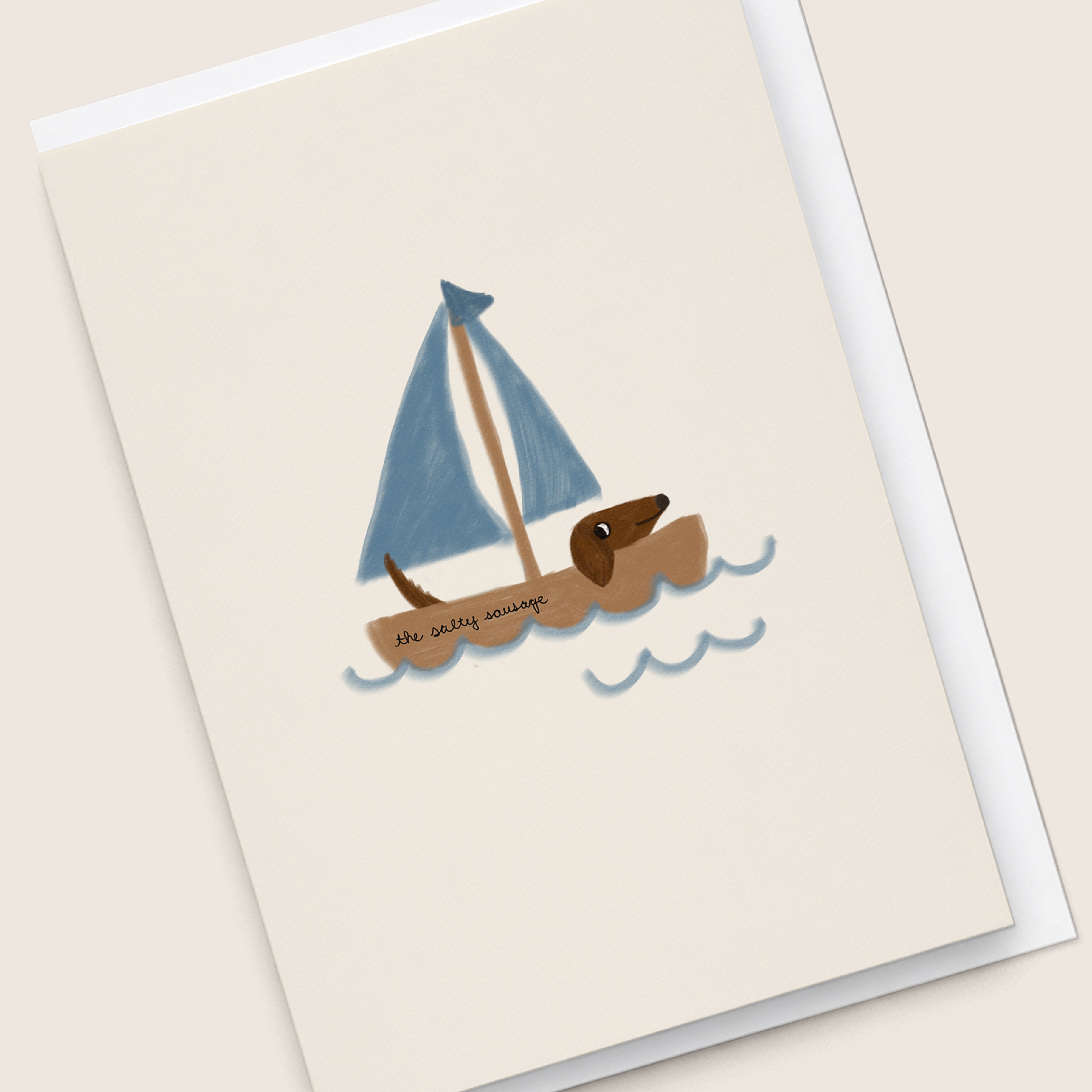 'The Salty Sausage' Card