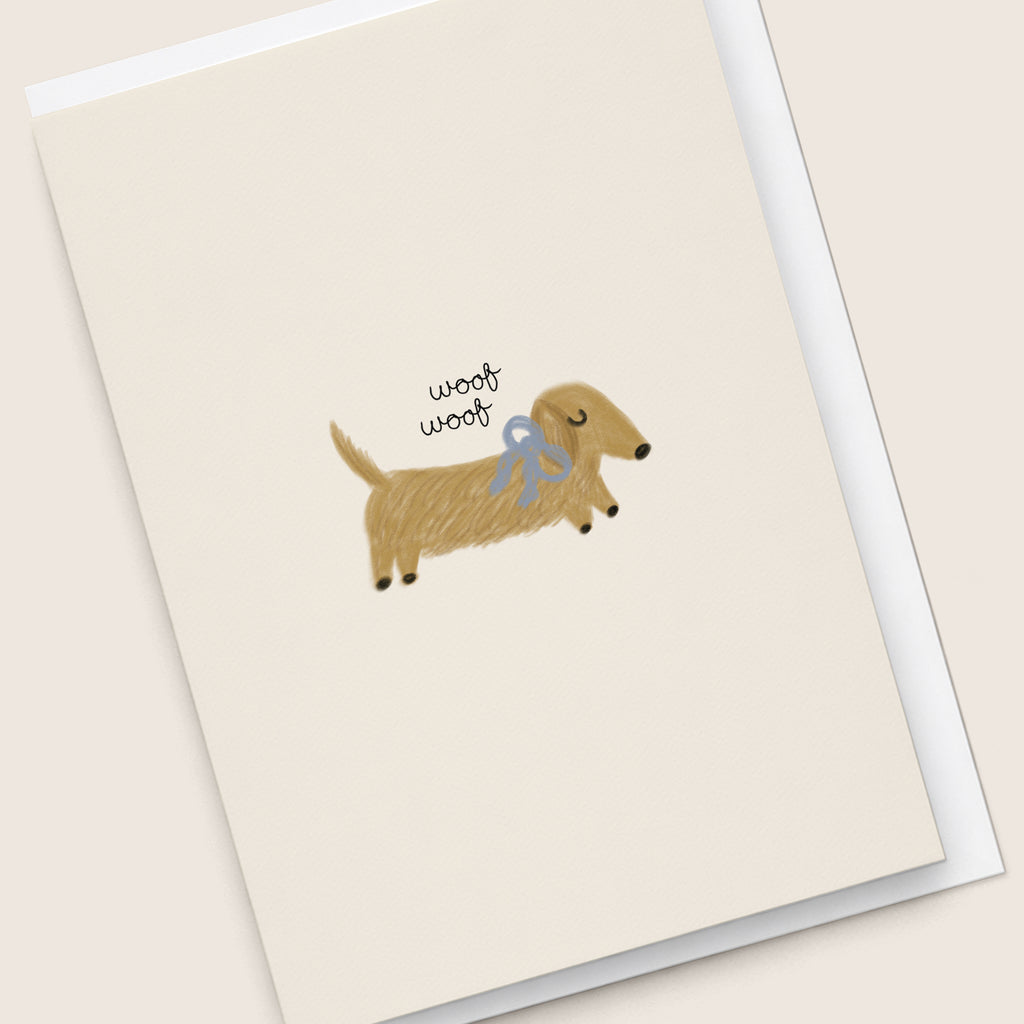'Woof Woof' Card